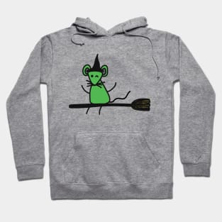 Halloween Mouse Witch Hoodie